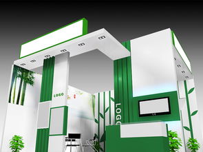 綠色健康食品類展會3D模型效果圖設(shè)計圖下載指南